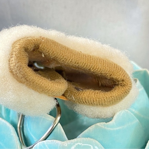 6 for$20♥️Real Sherpa/leather vintage coat keychain so cute - Picture 8 of 9